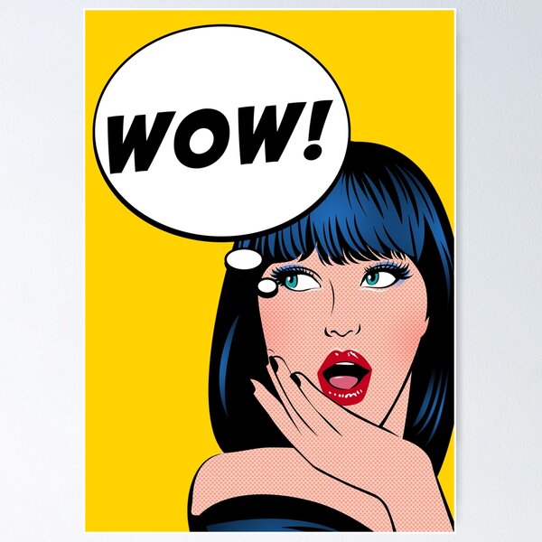 Item preview, Pop Art - Wow apron backpack etc designed and sold by Zummi.