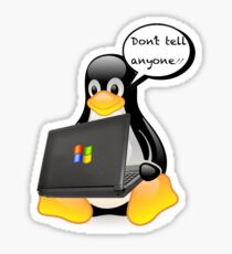 Don't tell anyone Sticker