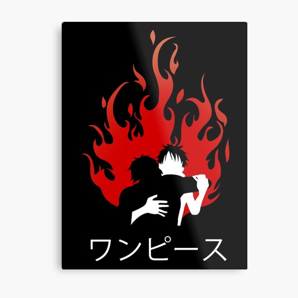 Rufy and Ace Metal Print