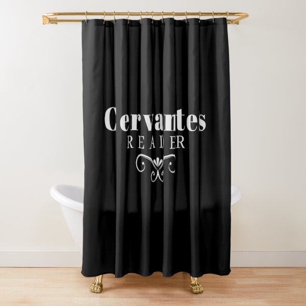 Lector Cervantes Cortina de ducha