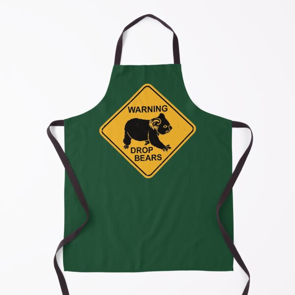 Item preview, Warning - Drop Bears - Funny Koala Road Sign designed and sold by IncognitoMode.