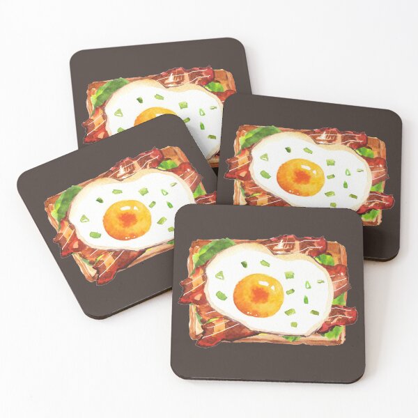 Item preview, Egg and Bacon on Toast Bread designed and sold by Alicia Chee.