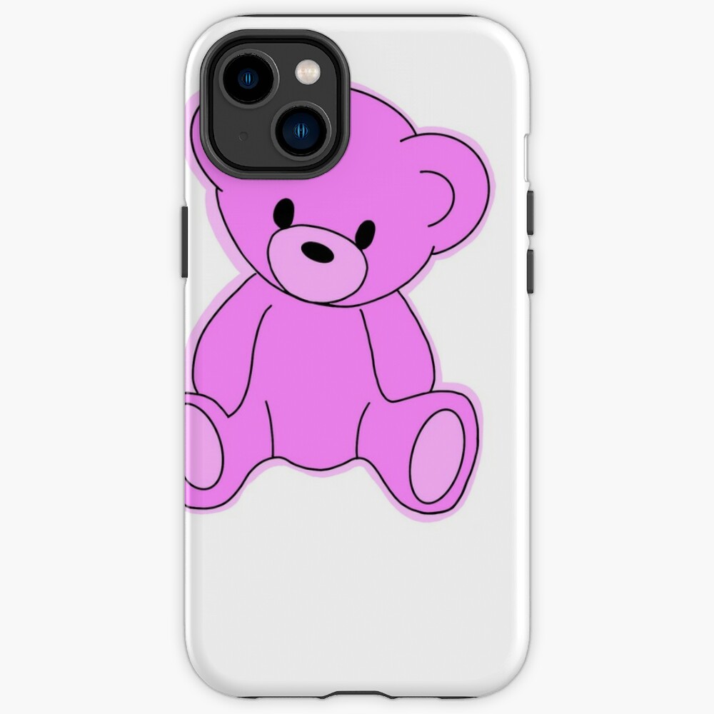 Cute Outline Teddy Bear Photographic Print for Sale by emmync