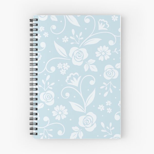Item preview, Blue Background Floral Pattern designed and sold by noirty.