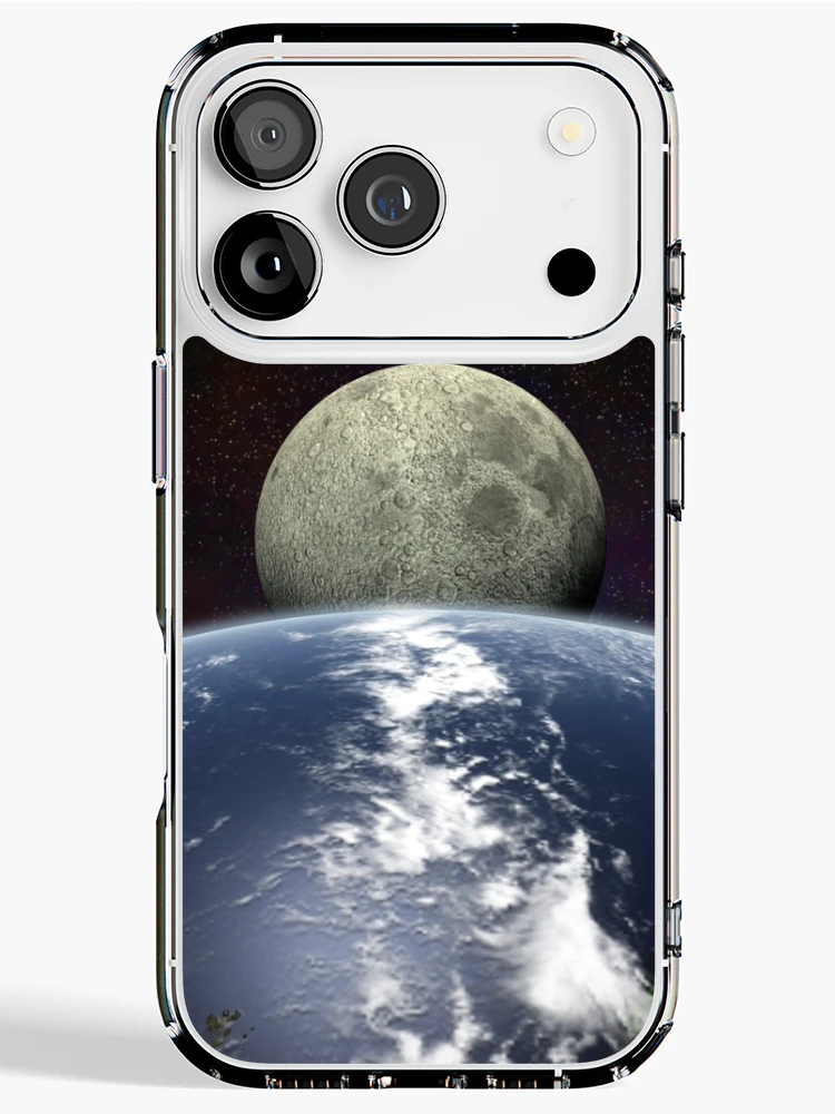 Thumbnail 1 of 5, iPhone Case, Moon Rise designed and sold by Packrat.
