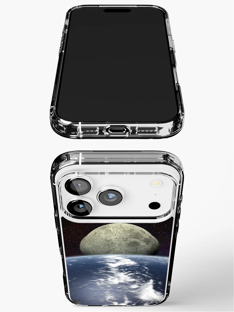 Thumbnail 3 of 5, iPhone Case, Moon Rise designed and sold by Packrat.