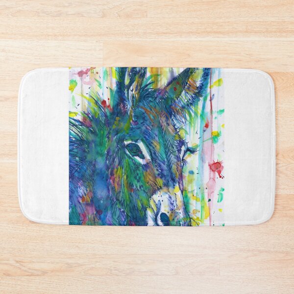 Item preview, DONKEY watercolor and ink portrait.1 designed and sold by lautir.