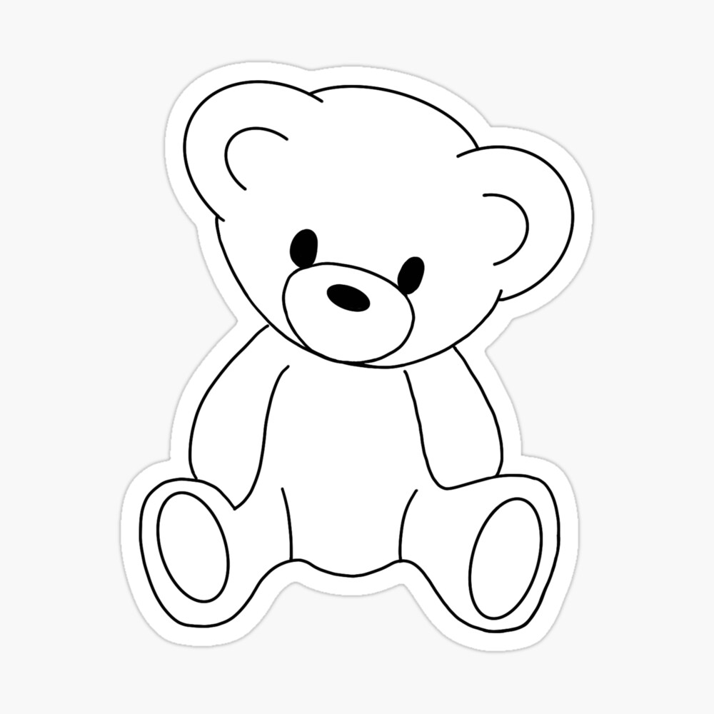 HOW TO DRAW A CUTE TEDDY BEAR, EASY - YouTube