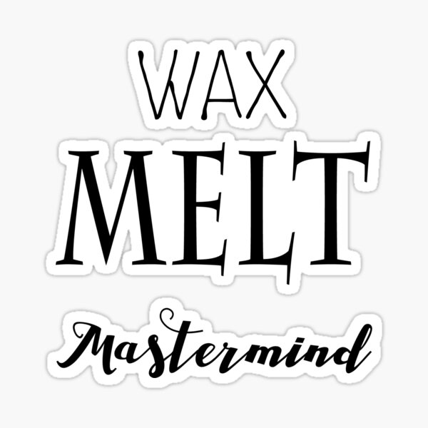 Wax Melt Warmer Sticker for Sale by AcridMagpie