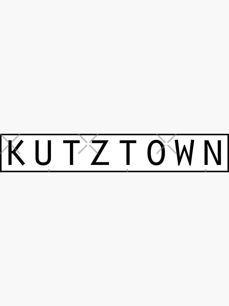 "Kutztown University" Sticker for Sale by FoulTech Redbubble