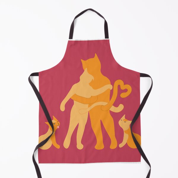 Item preview, Family Cuddling Love Cats. Hand drown doodle style. For dress fabric, T shirt print, postcard, banners. designed and sold by Liza-RKS.