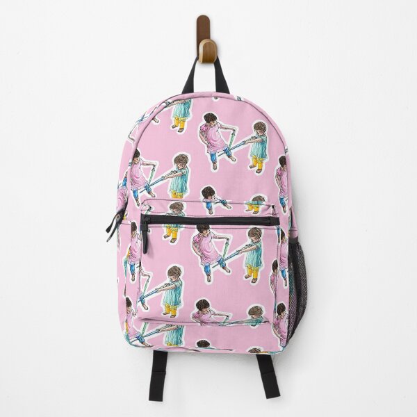 Girls Playing Backpack