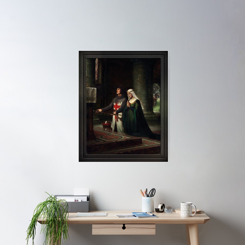 Leonardo da Cutro and Ruy Lopez Play Chess at the Spanish Court by Luigi  Mussini Remastered Xzendor7 Classical Art Old Masters Reproductions Poster  for Sale by xzendor7