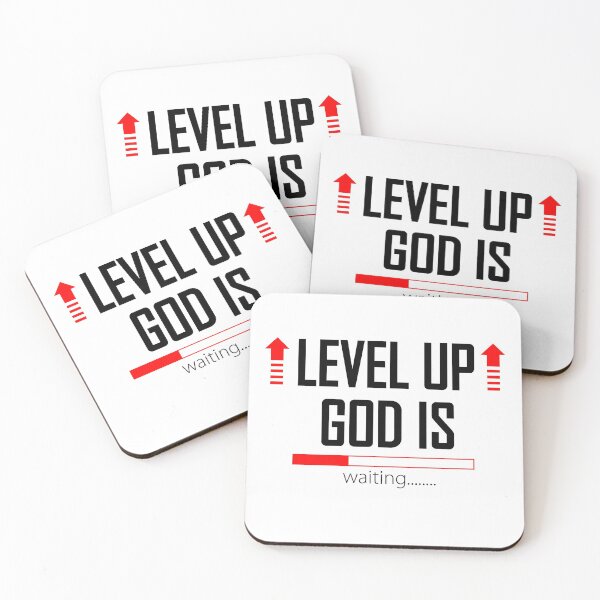 Item preview, Level Up God is waiting designed and sold by Luvjesus2.