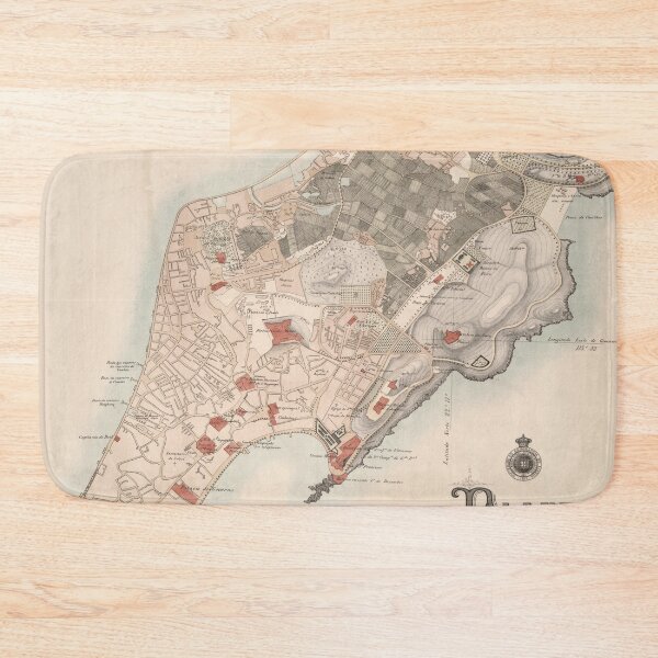 Item preview, Vintage Macau China Map (1889) designed and sold by BravuraMedia.