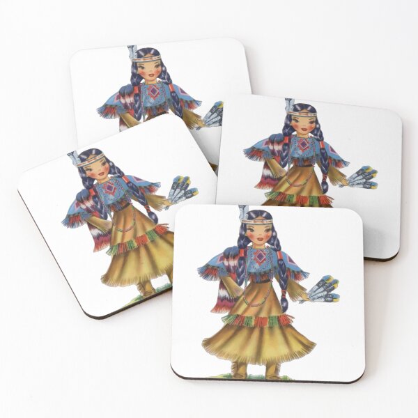 Item preview, Vintage Native American Doll designed and sold by greengoodnich.