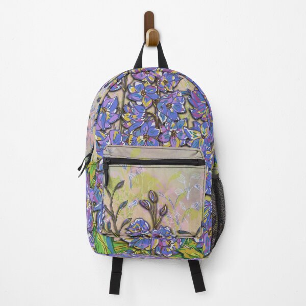 anemone bouquet aster backpack