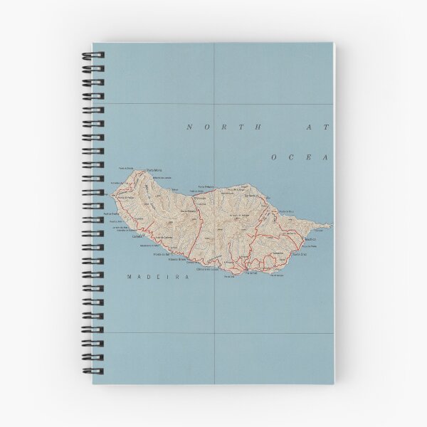 Item preview, Vintage Madeira Island Map (1943) designed and sold by BravuraMedia.
