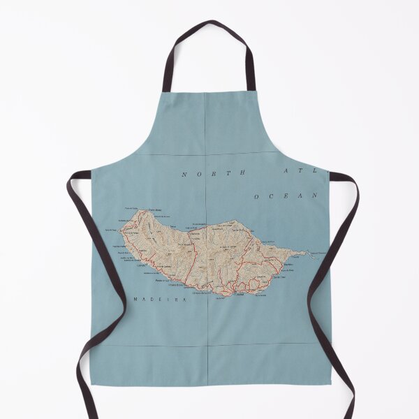 Item preview, Vintage Madeira Island Map (1943) designed and sold by BravuraMedia.