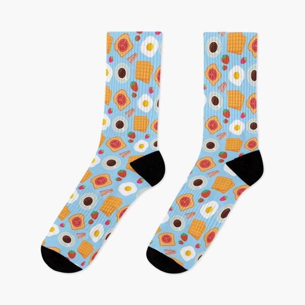 Item preview, Trendy Breakfast & Coffee Food Pattern designed and sold by Patterntastic.