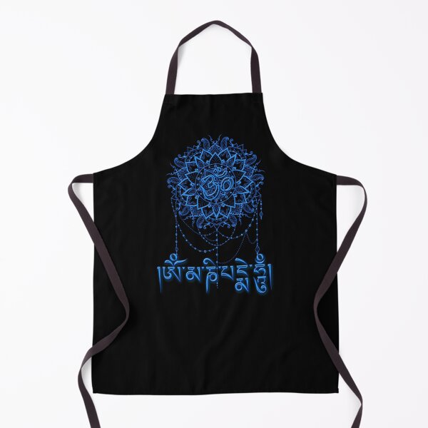 Item preview, Blue Mani Mantra with Mandala designed and sold by LuciaS.