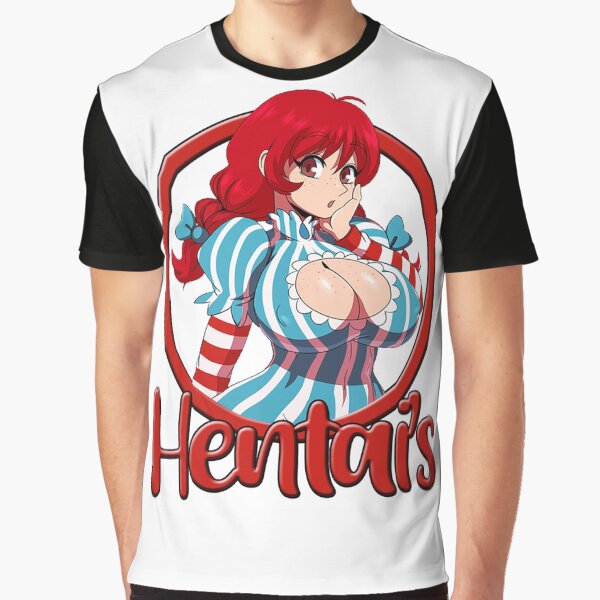 Wandy's UWU Fast Food Chain Hentai Graphic T-Shirt
