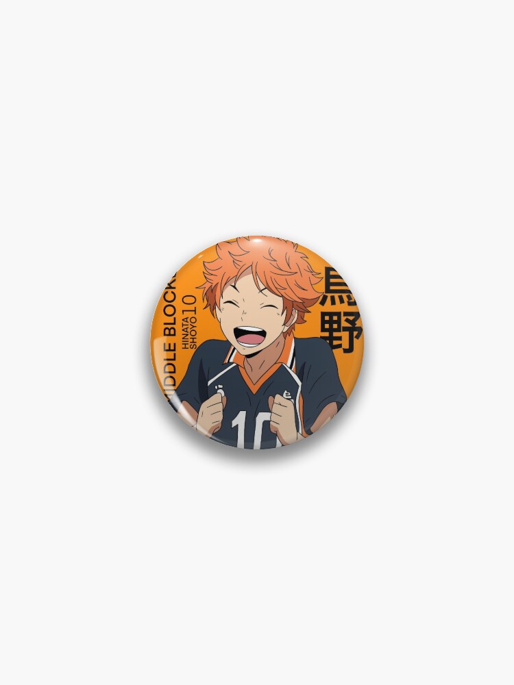 Anime Haikyuu! Volleyball Hinata Shoyo Hinata Metal Badge Brooch