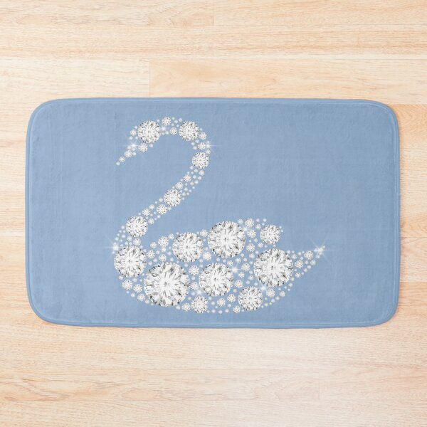 Item preview, Diamond Swan on Powder Blue designed and sold by WisdomInspired.