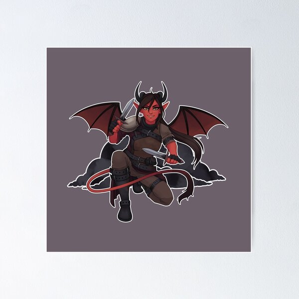 Item preview, Tiefling Rogue 2 designed and sold by kaywrenpaint.