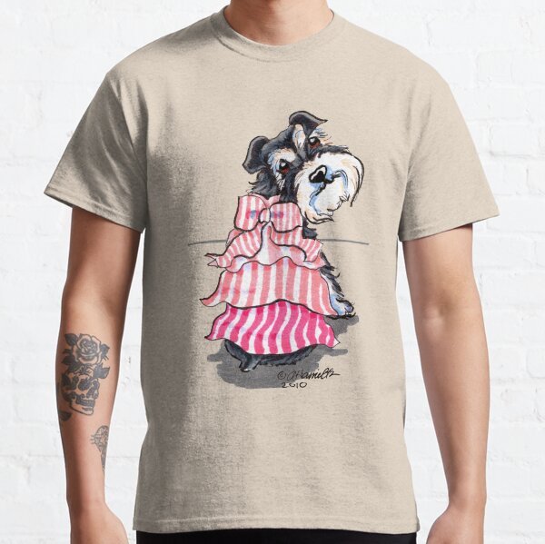 Girly Schnauzer Classic T-Shirt