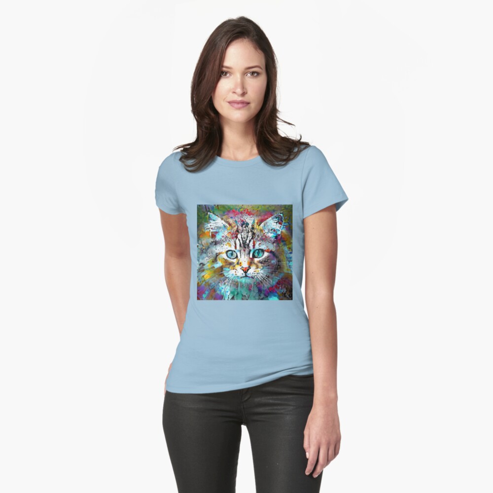 Item preview, Fitted T-Shirt designed and sold by blackhalt.