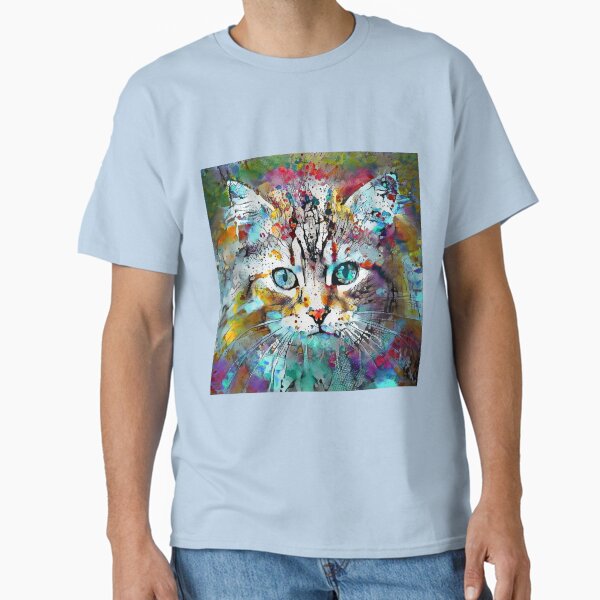Abstractions of abstract abstraction of cat Classic T-Shirt
