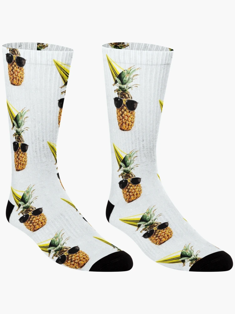 Thumbnail 3 of 5, Socks, Cool pineapple  designed and sold by Basic310.