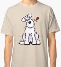 White Schnauzer Sweetheart Classic T-Shirt