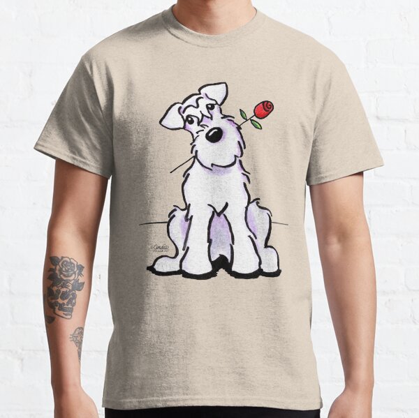 White Schnauzer Sweetheart Classic T-Shirt