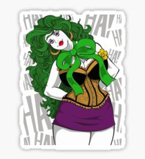BBW Clown in Corset Sticker