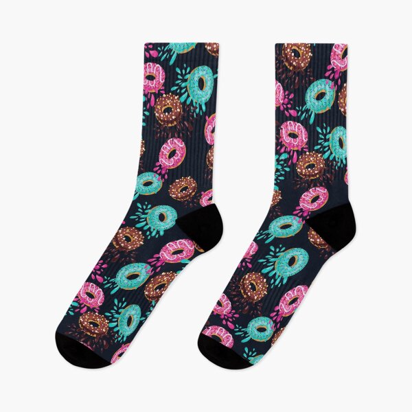 Item preview, Vibrant Donut Pattern | Doughnut Dessert designed and sold by Patterntastic.