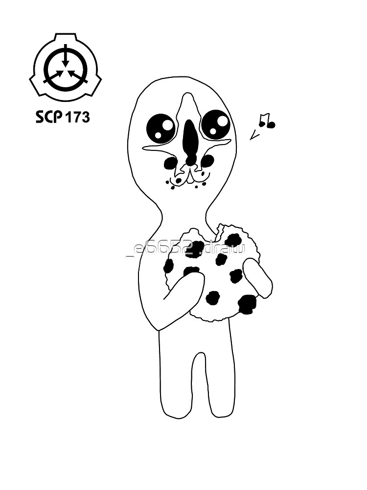 SCP-173 Chibi Postcard for Sale by Foxcada