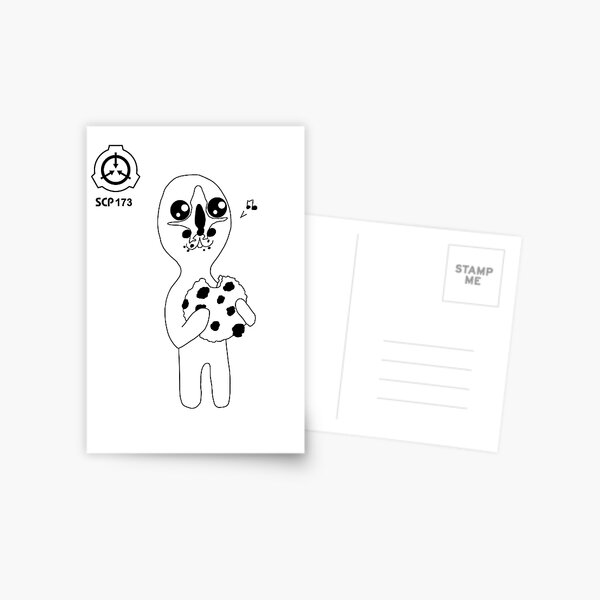 SCP-173 Chibi Postcard for Sale by Foxcada