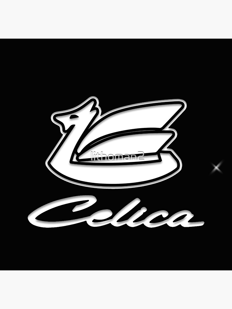 "Toyota Celica Logo" Poster for Sale by lithoman2 | Redbubble