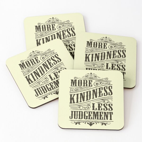 Item preview, More Kindness Less Judgement designed and sold by bunnyboiler.