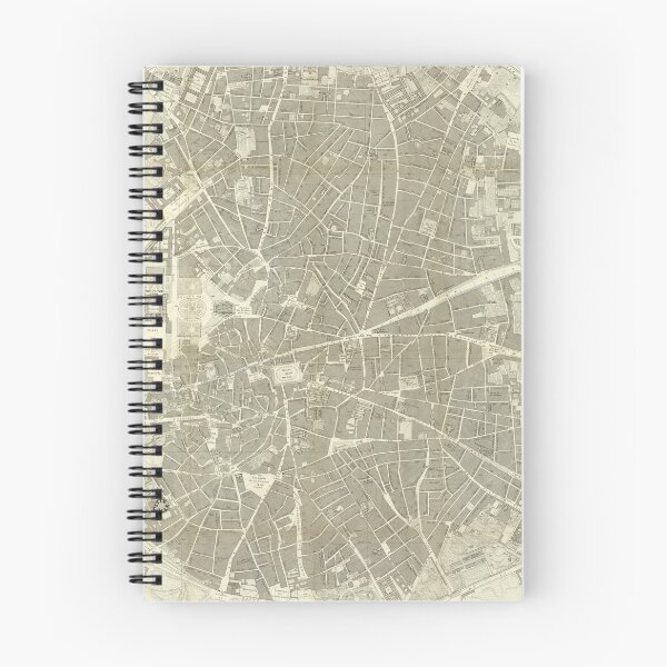 Item preview, Vintage Madrid Spain Map (1849) designed and sold by BravuraMedia.