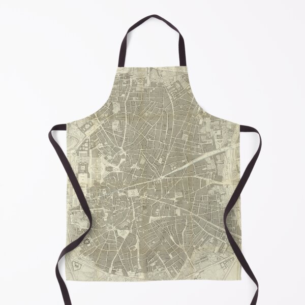 Item preview, Vintage Madrid Spain Map (1849) designed and sold by BravuraMedia.