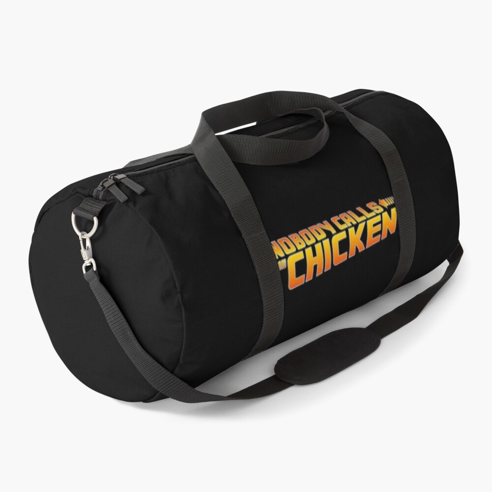 Nobody Calls Me Chicken BTTF Duffle Bag