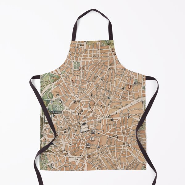 Item preview, Vintage Map of Madrid Spain (1705) designed and sold by BravuraMedia.