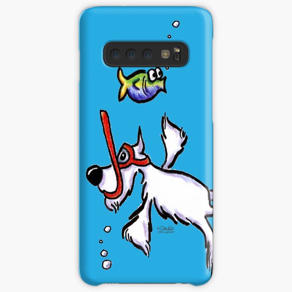 White Schnauzer Snorkel Buddy Samsung Galaxy Snap Case