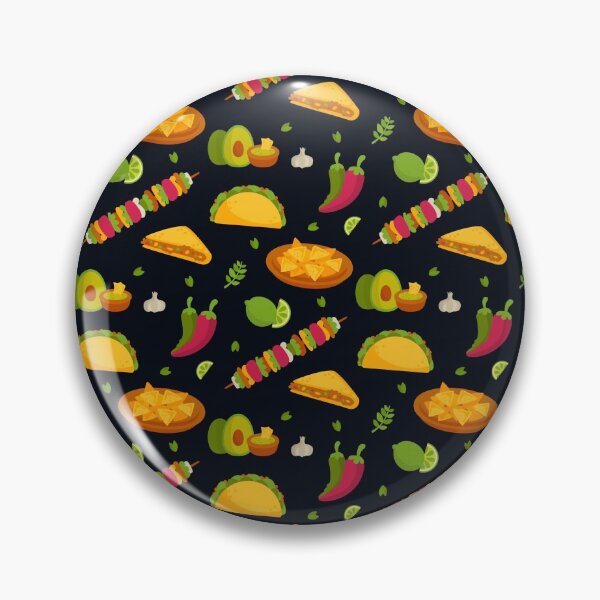Item preview, Mexican Food Pattern Mexican Foodie Gift designed and sold by Patterntastic.