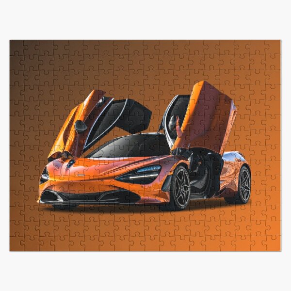orange super McLaren p1 formula 1 design Jigsaw Puzzle