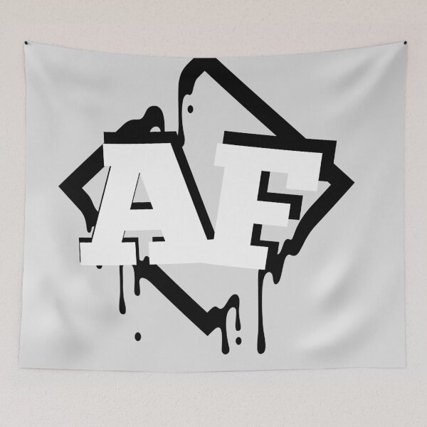 Item preview, AF cool trendy minimalist shirt designed and sold by HebHenderson.