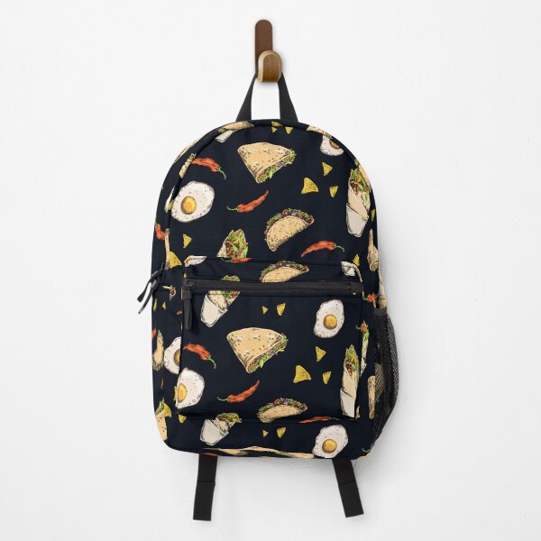 Item preview, Tacos Burrito Nachos Mexican Food Pattern designed and sold by Patterntastic.
